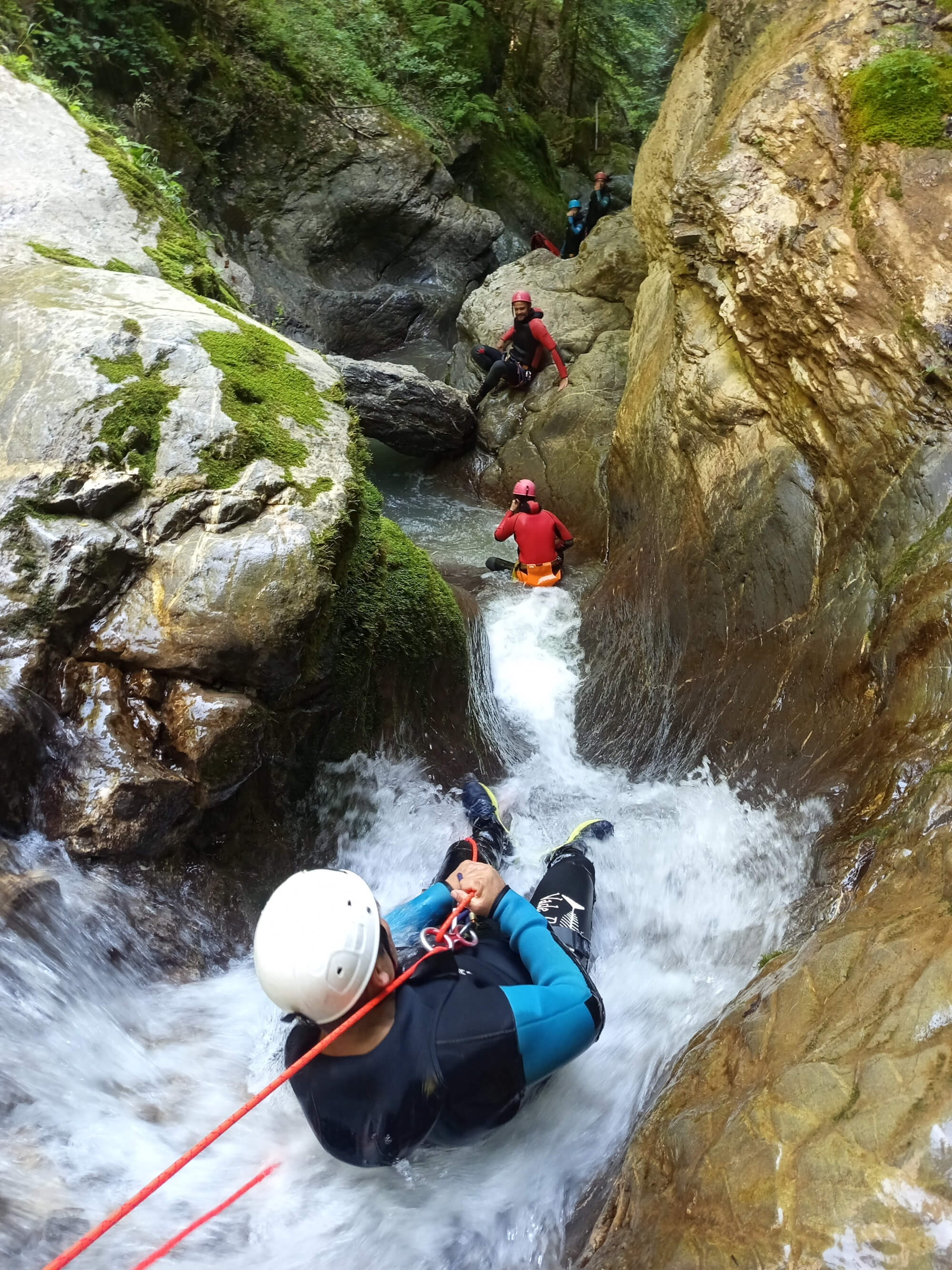 Nyon canyon in Morzine