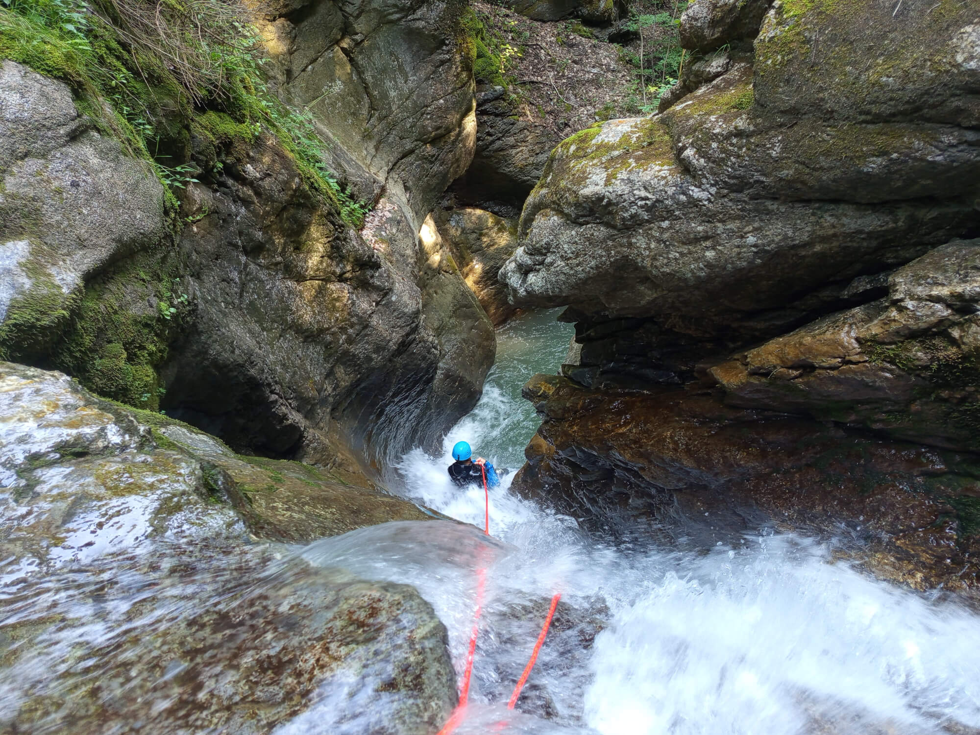 Nyon canyon in Morzine
