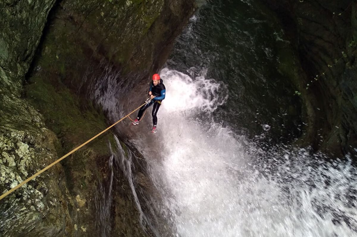Photo canyon autour de Chamonix