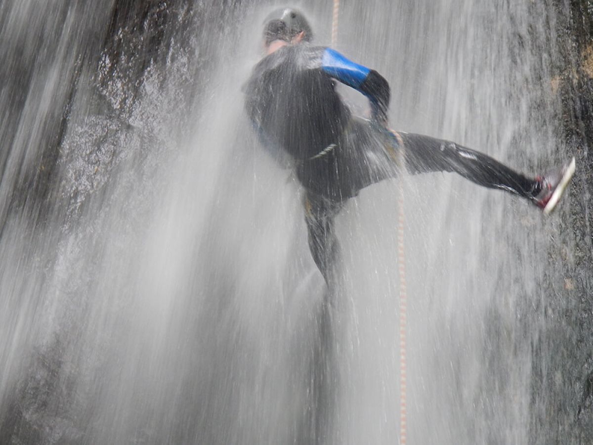 Photo canyoning near Saint-Gervais-Mont-Blanc