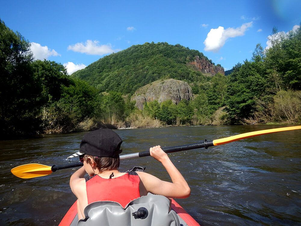 L'allier en kayak rivière sauvage