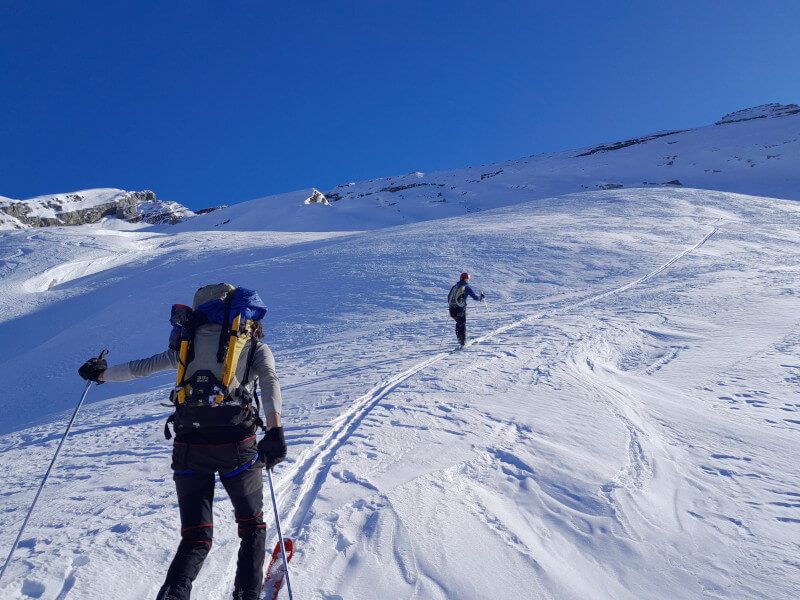 Vallon de Sales en ski de randonnée