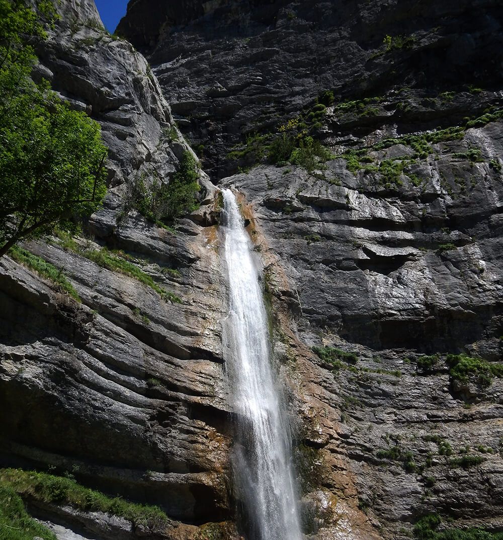 Canyon des Ecouges : cascade 65 mètres