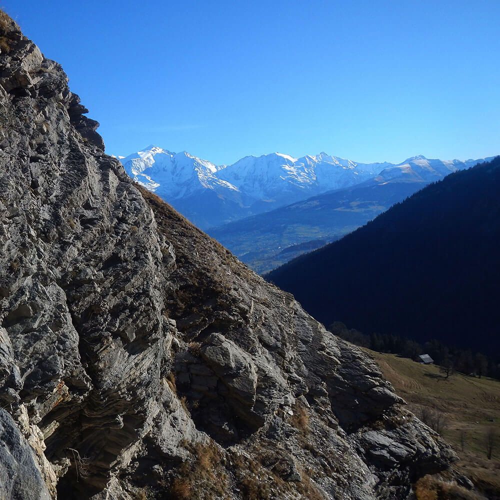 Canyoning Chamonix vue sur le Mont-Blanc