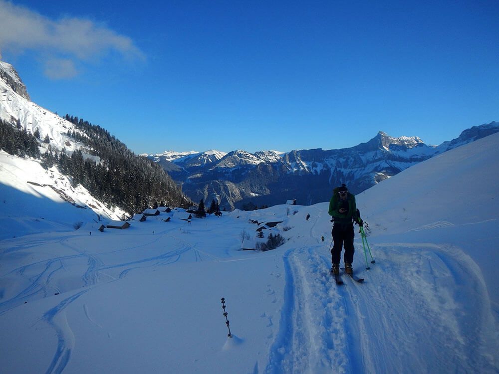 Photo de Burzier : ski de randonnée