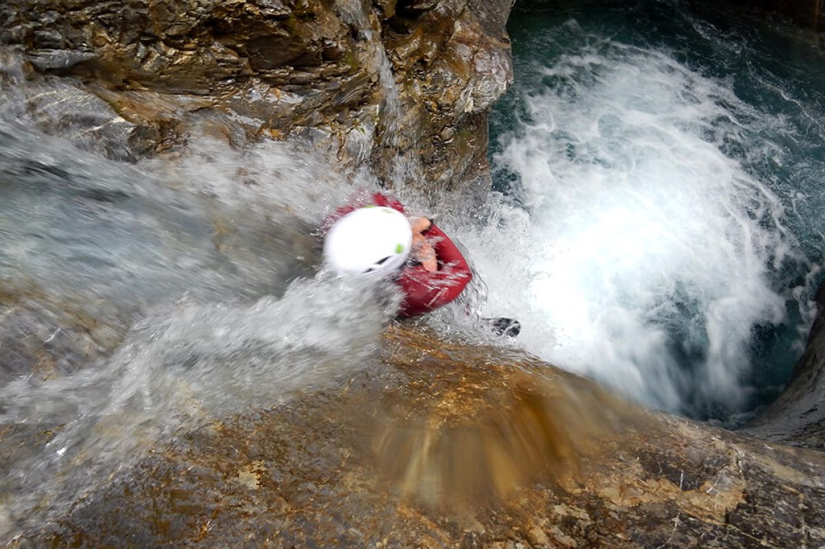 Photo canyoning autour de Saint-Gervais