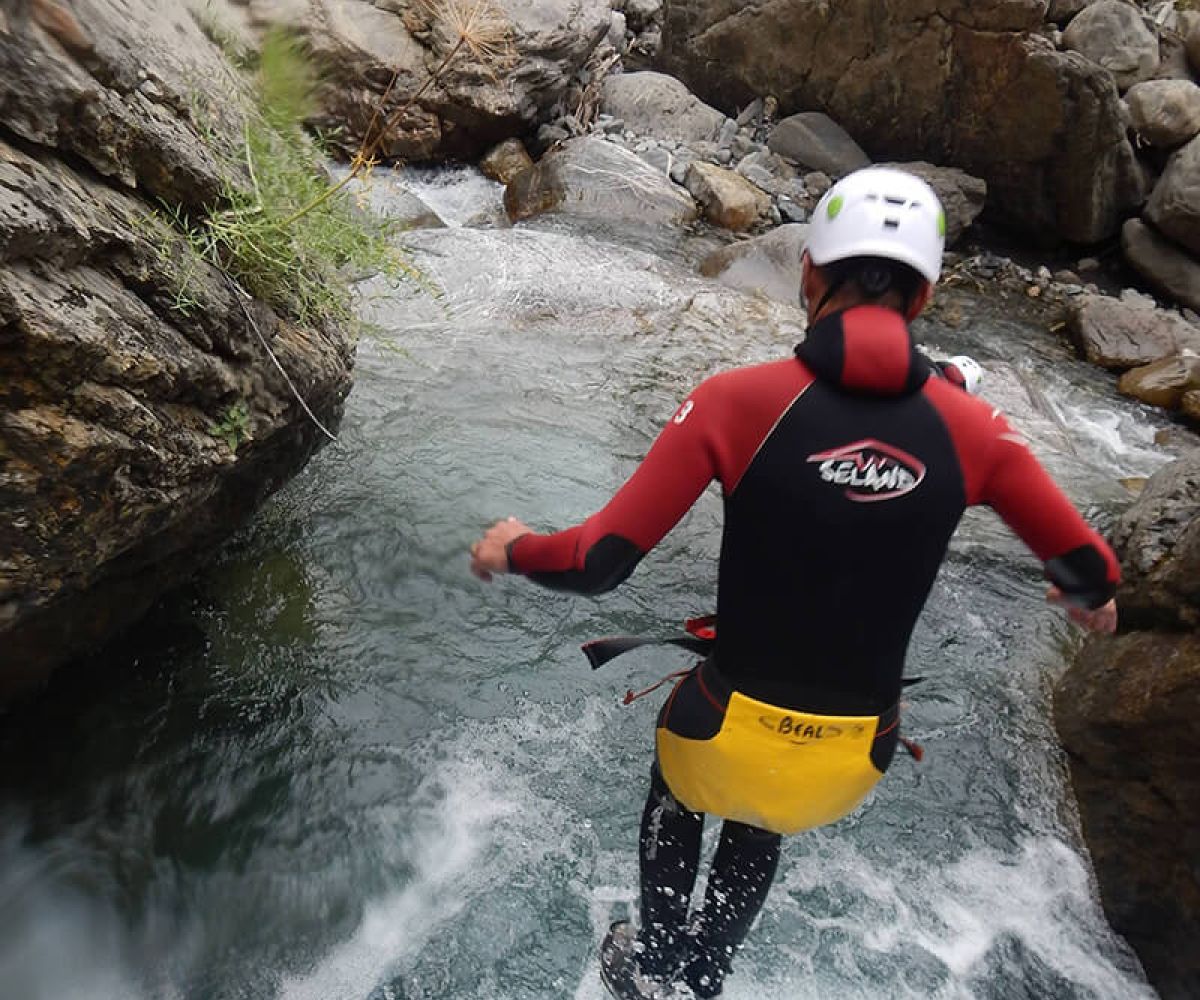 Canyoning near Samoens