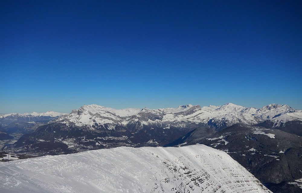 Aiguillette des Houches : vue sur le Mont-Blanc.